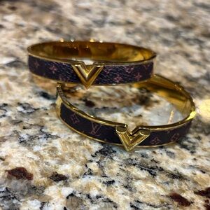 Gold and Brown Bangles from local boutique